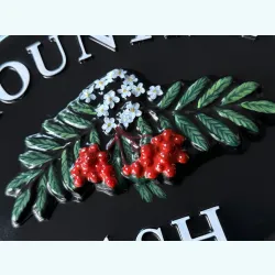 Rowan Berries Close Up - F118c-close