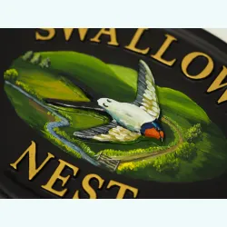 Swallows Close Up - B119a-1