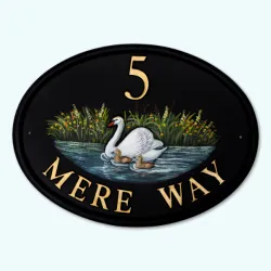 Swan & Cygnets - W82a