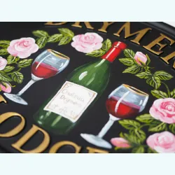 Wine Bottle & Glasses Close Up - M173fpa-close