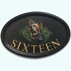 Yorkshire Terrier Head - D108b