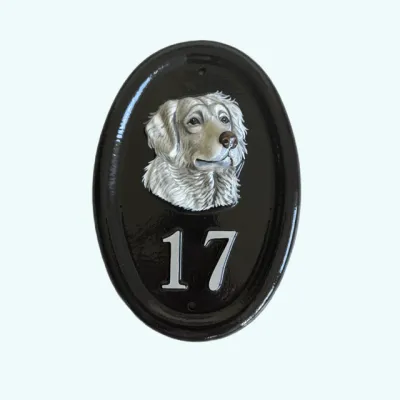 Product 17 – Long Haired Labrador 20x14cm Image