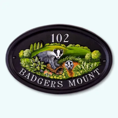 Product Badger & Flat Painted Image