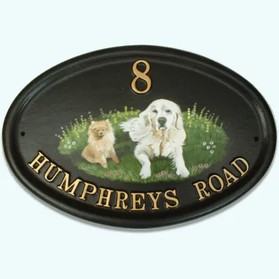 Product Dogs Flat Painted Image
