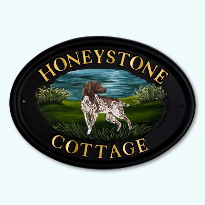 Product German Pointer Flat Painted Image