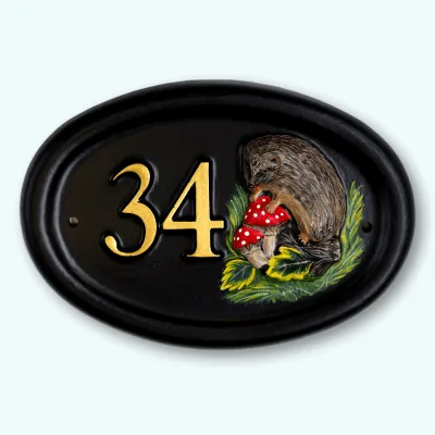 Product Hedgehog On Toadstall Image
