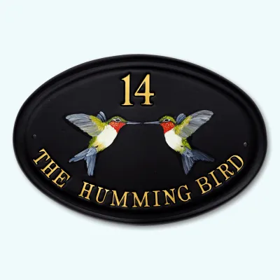 Product Hummingbirds Flat Painted Image