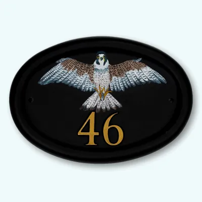 Product Peregrine Falcon Flat Painted Image