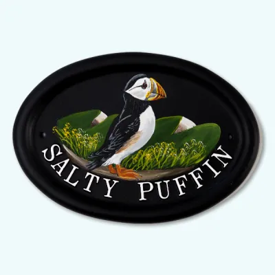 Product Puffin Flat Painted Image