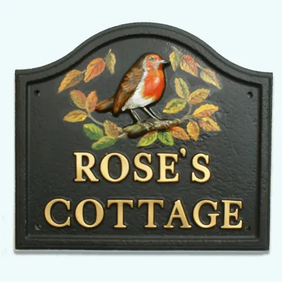 Product Robin & Autumn Leaves Image